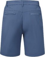 TBMPOY Men's Casual Shorts Lightweight 5 Pockets Golf Dress Stretch Elastic Waist Quick Dry Flat Front Travel Shorts - Image 6