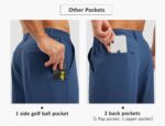 TBMPOY Men's Casual Shorts Lightweight 5 Pockets Golf Dress Stretch Elastic Waist Quick Dry Flat Front Travel Shorts - Image 8