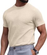 Sailwind Men’s Knit T Shirt Short Sleeve Crewneck Textured Casual Summer Knitted Pullover Tee - Image 5
