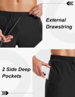 MAGCOMSEN Mens Workout Running Shorts 7" Quick Dry Athletic Hiking Shorts Lightweight Gym Tennis with Pockets - Image 7