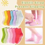 HYCLES Non-Slip Toddler Socks, Girl Grip Socks for 1-10 Years Kids Girls Boys Toddler Sock with Grippers - Image 4