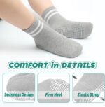 HYCLES Toddler Grip Socks, Non Slip Kid Socks Floor Skid Sock with Gripper for 1-10T Boy Girl 6-12 Months Baby - Image 4