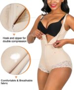 SHAPERX Women's Fajas Colombianas Shapewear Postpartum Tummy Control Body Shaper Girdles Compression Garment - Image 4