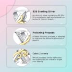 LUXILLA 925 Sterling Silver Letter A~Z Charms Alphabet fit for Bracelet Necklace Pendant Bead Charms Valentine's Day Mother's Day Jewelry Gifts for Women Family Friends - Image 6