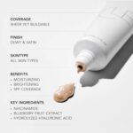 CLE Cosmetics CCC Cream (Neutral Medium Light 201 / SPF 50) - Color Correcting With Sunscreen - Lightweight, Hydrating Foundation - BB & CC Hybrid - Light to Medium Coverage - 1 fl oz - Image 6