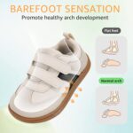 STQ KIDS Toddler Wide Toe Box Barefoot Shoes Boys Girls Sneakers Zero Drop Kid Tennis Running Shoes Lightweight Non-Slip Comfortable Infant First Walking Shoe Outdoor Activities School - Image 6