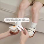 STQ KIDS Toddler Wide Toe Box Barefoot Shoes Boys Girls Sneakers Zero Drop Kid Tennis Running Shoes Lightweight Non-Slip Comfortable Infant First Walking Shoe Outdoor Activities School - Image 8
