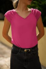 Zeagoo Womens Tops Cute Loose Tank Tops Trendy Casual Dressy Shirts V Neck Cap Sleeve Tops Summer Outfits - Image 5