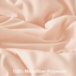ANGIYUIN Pink Comforter Set Full Size 5 Pieces Double-Layer Ruffled Bed in A Bag with Sheets Soft Farmhouse Shabby Maicrofiber Bedding Set for Girls Women(Pink Full) - Image 9