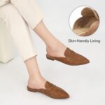 Mules for Women Slingback Flats: Comfortable Pointed Toe Backless Loafers Business Casual Shoes Dressy Slides 2026 - Image 6