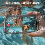 Cozycase for iPhone 15 Plus Waterproof Shockproof Dustproof Case - Heavy Duty/360 Full Body/Military Grade/Protective/Rugged 【8FT Drop Proof】 Built in Screen/Camera Protector with Lanyard Black - Image 7