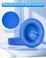 FEYCH Replacement Ear Pads for Beats Studio 3 & Studio 2 Wireless/Wired, Extra Thick Earpads with Pro-Grade Protein Leather and Noise Isolation Memory Foam, Fits Model B0500/B0501/A1914 (Blue) - Image 6