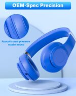FEYCH Replacement Ear Pads for Beats Studio 3 & Studio 2 Wireless/Wired, Extra Thick Earpads with Pro-Grade Protein Leather and Noise Isolation Memory Foam, Fits Model B0500/B0501/A1914 (Blue) - Image 7