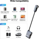 BENFEI USB C to Audio Jack Adapter with 60W Fast Charging, USB-C to 3.5mm Female Headphone Compatible with iPhone 15 Pro Max/15 Pro/15, Samsung Galaxy S24/S23/S22/S21 Ultra, iPad Pro, Pixel 8 Grey - Image 9
