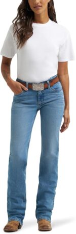 Wrangler Women's Premium Patch Mae Sits Above Hip Jean - Image 7