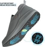 Men's Non Slip Work Shoes Restaurant Waterproof Chef Shoe for Kitchen Hospital Slip-Resistant Air Cushion Sneakers with Easy-Clean Modern Design Breathable Lightweight - Image 7