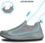 Men's Non Slip Work Shoes Restaurant Waterproof Chef Shoe for Kitchen Hospital Slip-Resistant Air Cushion Sneakers with Easy-Clean Modern Design Breathable Lightweight - Image 9