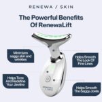Renewa Skin Face & Neck Sculpting Tool Handheld Beauty Device with Gentle Light & Soothing Vibration At-Home Skincare Tool for a Smoother, Refreshed, and Radiant-Looking Complexion - Image 3