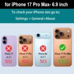 Compatible with iPhone 17 Pro Max 6.9" Wallet Case with RFID Blocking Card Holder for Women, PU Leather Flip Zipper Wallet Detachable Magnetic Phone Case Crossbody Strap, Purple - Image 3