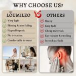 LOUMILEO 4mm Wide Large Silver Hoop Earrings Lightweight 925 Sterling Silver Hoop Earrings for Women Hypoallergenic Big Thin Hoops Earring for Women 30/40/50/60/70MM - Image 7