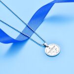 malyunin Inspirational Gifts Necklace to Son Daughter Gift from Mom Dad Never Forget That I Love You Family Jewelry Graduation Gifts - Image 5
