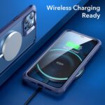 ESR for iPhone 12 Pro Max Case, Full-Body Phone case with 2 Tempered Glass Screen Protectors [Shock-Absorbing] [Scratch-Resistant] for iPhone 2020, 6.7",Transparent Blue - Image 9
