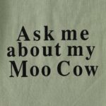 MODNTOGA Baby Boy Ask me About My moo Cow Shirt Little Cowboy Short Sleeve Top Toddler Kid T-rex Ranch T-Shirt Funny Dino Tee - Image 5
