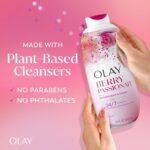 Olay Body Wash for Women, 24/7 Skin-Loving Freshness, Miami Mocktails, Plant Based Cleansers, Vitamin B3 & Antioxidant Blend, All Skin Types, Berry Passionate with Passionfruit & Guava Scent, 22 fl oz - Image 6
