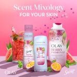 Olay Body Wash for Women, 24/7 Skin-Loving Freshness, Miami Mocktails, Plant Based Cleansers, Vitamin B3 & Antioxidant Blend, All Skin Types, Berry Passionate with Passionfruit & Guava Scent, 22 fl oz - Image 11