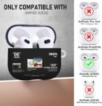 Gedicht for Airpods 3rd Generation Case, Cute Cool Shoes Pattern TPU Soft Cases for Airpods 3rd Case Cover, Shockproof for Airpods 3 Cases Men Women with Cleaner Kit & Keychain - Image 7