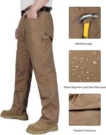 TICOMELA FR Pants for Men Flame Resistant Carpenter 100% Cotton Pre-Washed Fire Retardant Jeans - Image 5