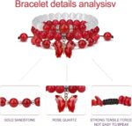 3 PCS Healing Crystal Bracelets for Women 8mm Natural Stone Beaded Jewelry s Stretch Bracelet Stack Relieve anxiety and stress Gifts For Women - Image 3