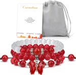 3 PCS Healing Crystal Bracelets for Women 8mm Natural Stone Beaded Jewelry s Stretch Bracelet Stack Relieve anxiety and stress Gifts For Women - Image 8
