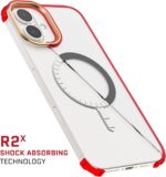 Ghostek Covert iPhone 16 Plus Clear Case - Compatible with MagSafe Accessories, Shockproof Silicone, Minimalist Phone Cover (6.7 Inch, Pink) - Image 5