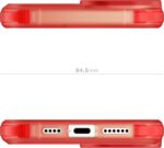 Ghostek Covert iPhone 16 Plus Clear Case - Compatible with MagSafe Accessories, Shockproof Silicone, Minimalist Phone Cover (6.7 Inch, Pink) - Image 8
