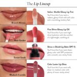 LAURA GELLER NEW YORK Color Luster Lip Gloss - Rhubarb Crumble | Non-Sticky Lip Gloss Treatment with Sheer High-Shine Color - Image 6