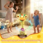 Hunfur Talking Dancing Giraffe Baby Toys for 3-18 Months, Singing Recording Repeats What You Say with Glowing Light, Funny Gift for Toddlers 1-3 Year Old, Boys Girls Tummy Time Toys - Image 5