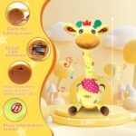 Hunfur Talking Dancing Giraffe Baby Toys for 3-18 Months, Singing Recording Repeats What You Say with Glowing Light, Funny Gift for Toddlers 1-3 Year Old, Boys Girls Tummy Time Toys - Image 8