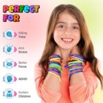 UpBrands 30 Pack Fidget Zipper Bracelets for Kids – Wearable Sensory Toys for Classroom Rewards, Prize Box Toys, Party Favors & Non-Candy Easter Egg Fillers - Image 3