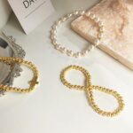 IMBOS Gold Bracelets for Women 14K Gold Plated Cross Bracelet Strand Bead Ball Bracelets stack Set Chunky Chain Bracelet Trendy Adjustable Jewelry Sets for Womens Gifts - Image 6