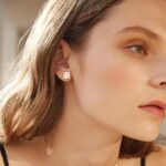 ALEXCRAFT Sterling Silver Stud Earrings for Women Cubic Zirconia Halo Round Heart Square Diamond Large Silver Stud Set Earring - Image 7