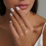Graduation Gifts-Initial Rings for Women 14K Gold Plated Birthstone Rings Stackable Dainty Letter Rings Christmas Birthday Birthstone Jewelry Gifts for Mother Daughter,Adjustable Size - Image 4