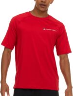 Champion Rash Guard for Men Short Sleeve, Mens Swim Shirt, Sun Shirt UPF+ 50 UV Protection, SPF Quick Drying Rashguard - Image 2