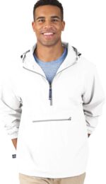 Charles River Apparel Unisex Color Blocked Pack-N-Go, Men's & Women's Pullover Anorak - Image 2