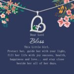 First Communion Baptism Confirmation Gifts-Cross Birthstone Necklace for Girls Goddaughter Godchild Daughter Granddaughter Niece - Image 2