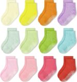 HYCLES Non-Slip Toddler Socks, Girl Grip Socks for 1-10 Years Kids Girls Boys Toddler Sock with Grippers - Image 2