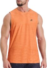 Men's Tank Tops Quick Dry Workout Muscle Gym Sleeveless Shirts UPF 50+ Sun Protection Running Beach Summer Swim Shirts - Image 2