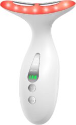 Neck Massager — Portable Facial/Neck Massager with Constant Temperature Heat Therapy and Vibration Massage. USB Rechargeable, Three Adjustable speeds. Relieves Fatigue and aids in Skincare Absorption - Image 2
