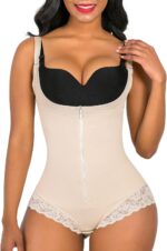SHAPERX Women's Fajas Colombianas Shapewear Postpartum Tummy Control Body Shaper Girdles Compression Garment - Image 2
