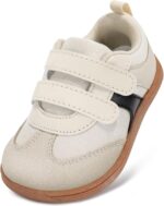 STQ KIDS Toddler Wide Toe Box Barefoot Shoes Boys Girls Sneakers Zero Drop Kid Tennis Running Shoes Lightweight Non-Slip Comfortable Infant First Walking Shoe Outdoor Activities School - Image 2